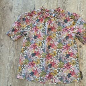 J. Crew Women’s Floral Blouse - S